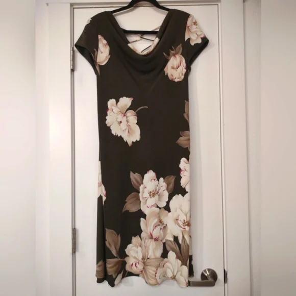 s l fashions vintage dress S.L. Fashions Dresses (SLNY) 9172187 - Long 100% Polyester A-line Dress